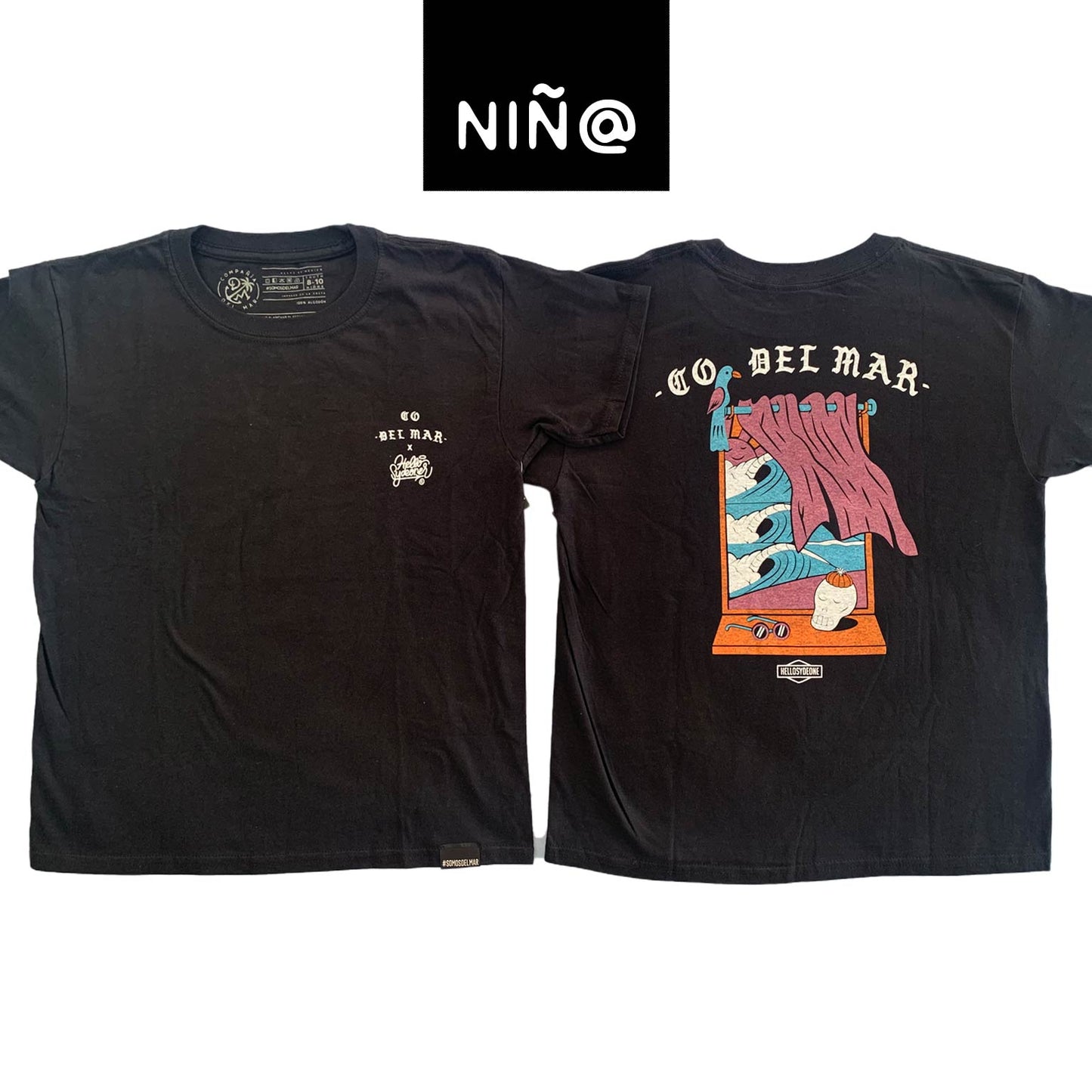 Playera niños HELLOSYDEONER